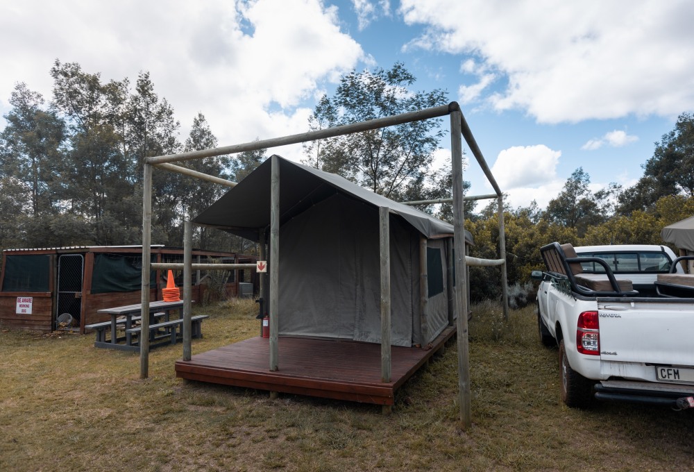 wayers Home / Camp direkt im Gondwana Reservat