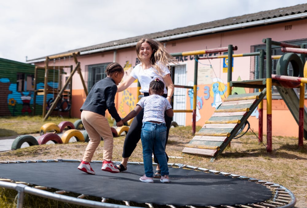 Sportunterricht in Südafrika