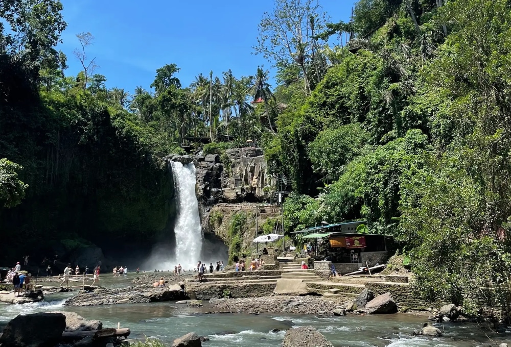 Tag 4: Fahrt nach Ubud und Wasserfallbesuch 