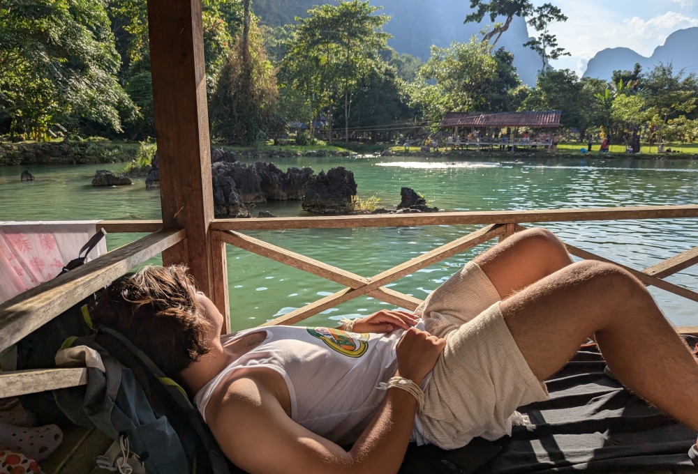 Tag 10+11: Vang Vieng, Laos