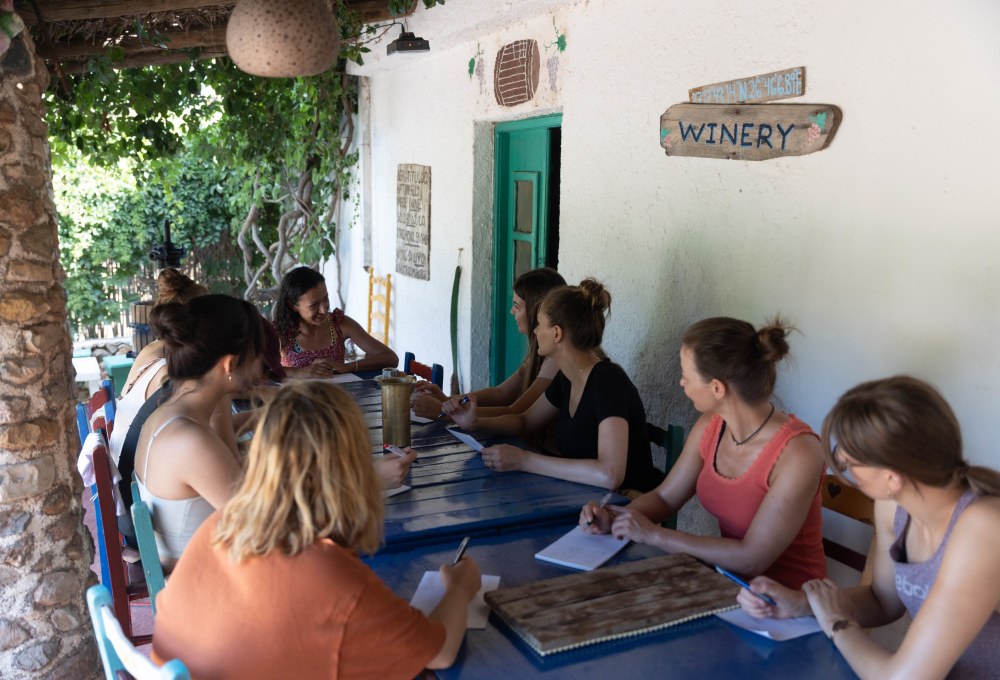 Freiwilligenhaus auf Eco Farm auf Lipsi Island