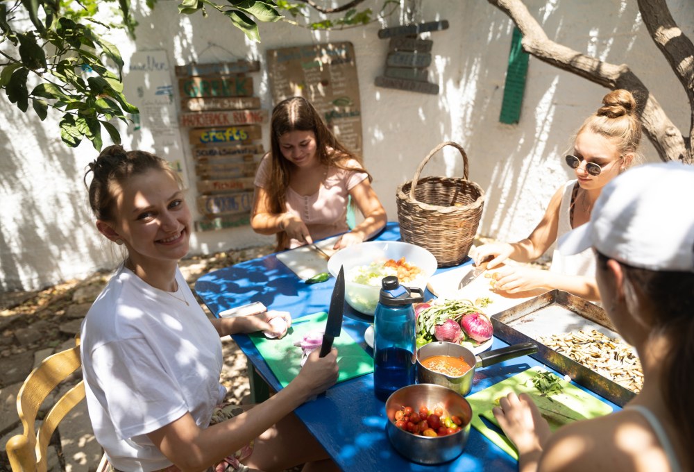 Freiwilligenhaus auf Eco Farm auf Lipsi Island