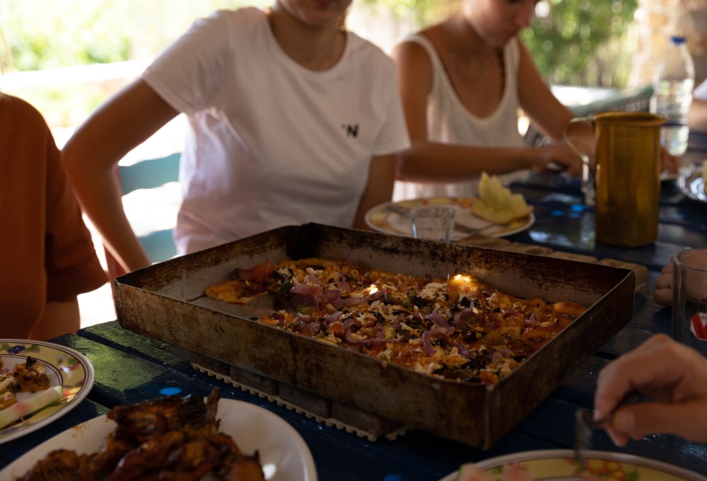 Freiwilligenhaus auf Eco Farm auf Lipsi Island