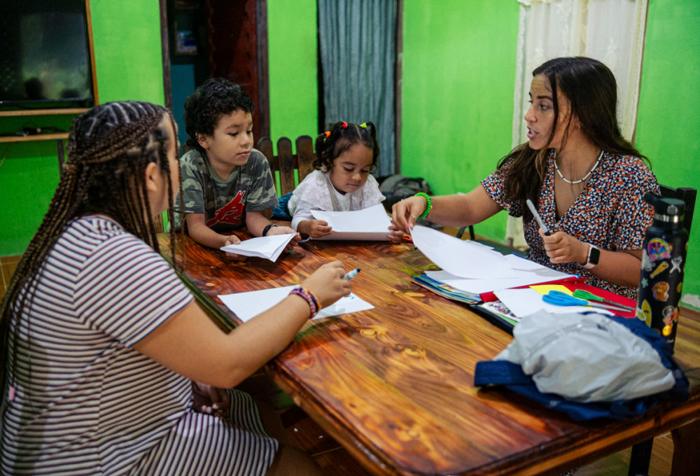 Unterrichten in Cahuita (Costa Rica)