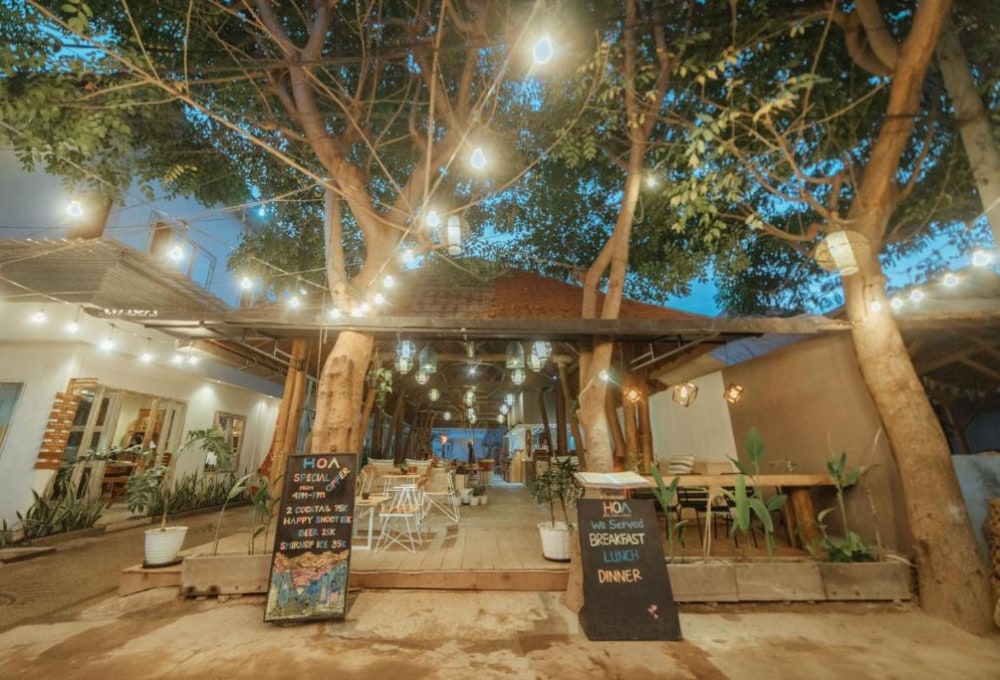 Strandhotel auf Gili Trawangan