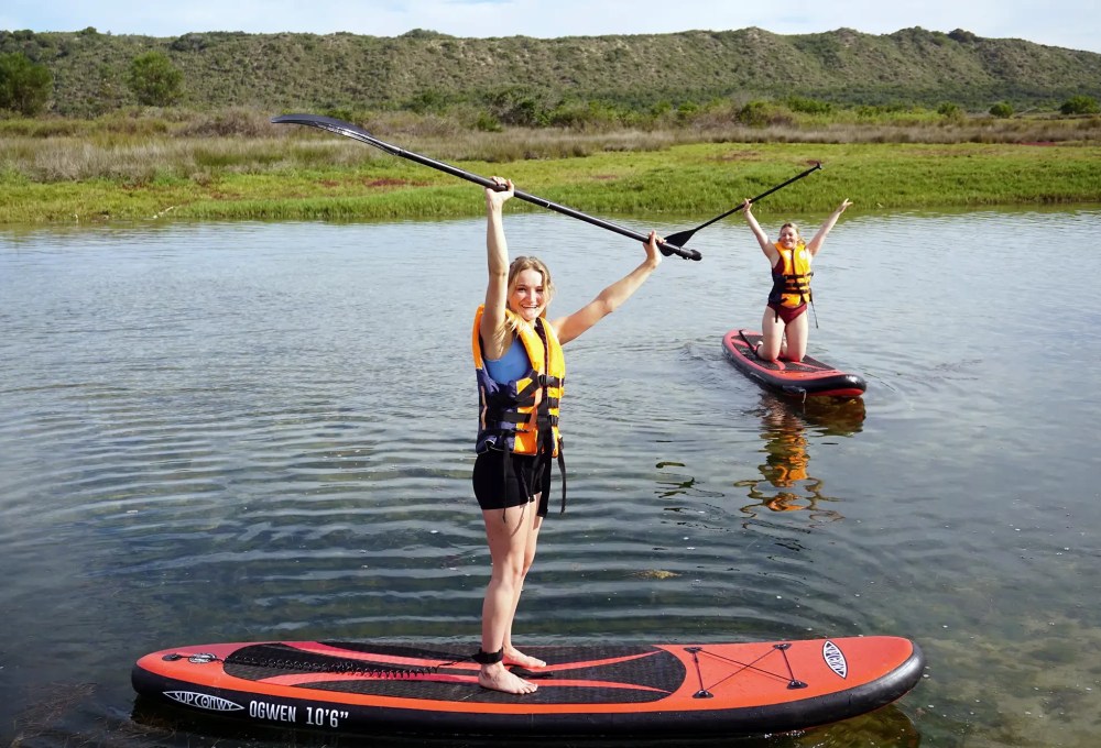 Tag 2: Erstes Coaching & Stand-up-Paddling