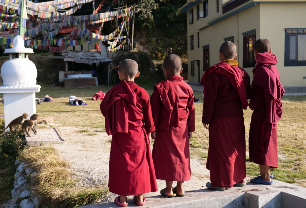 Tag 3-8: Yoga, Meditation & Karma-Arbeit im Kloster