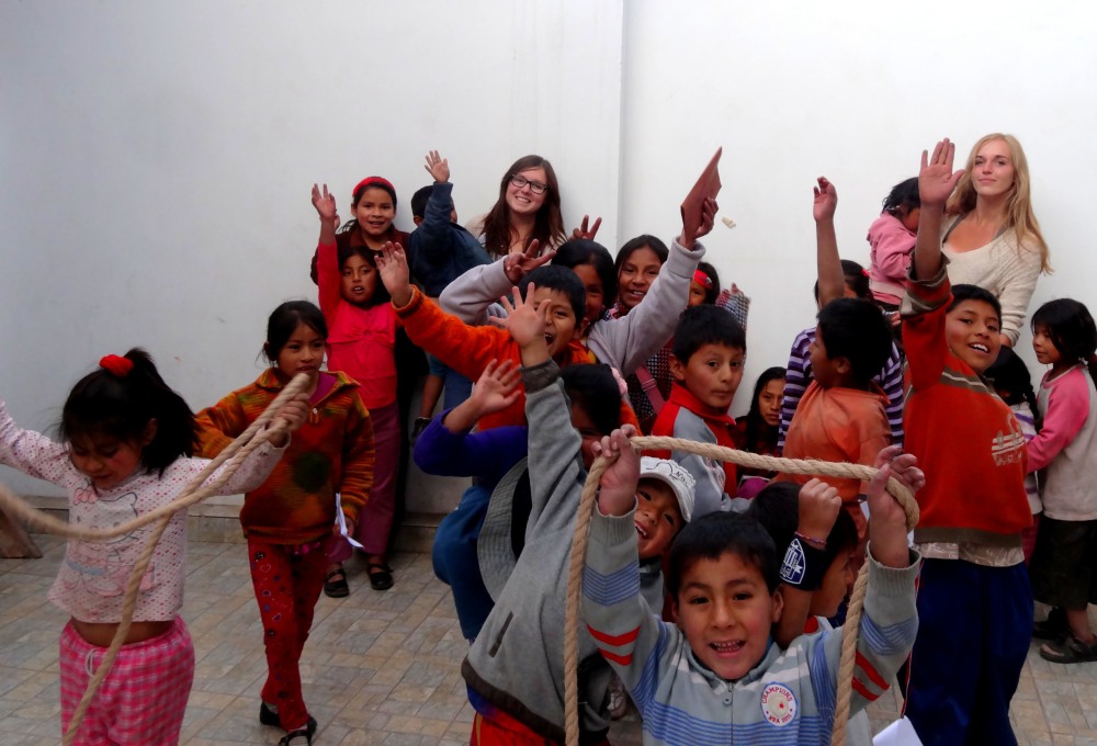 Sozialarbeit mit Kindern in Peru