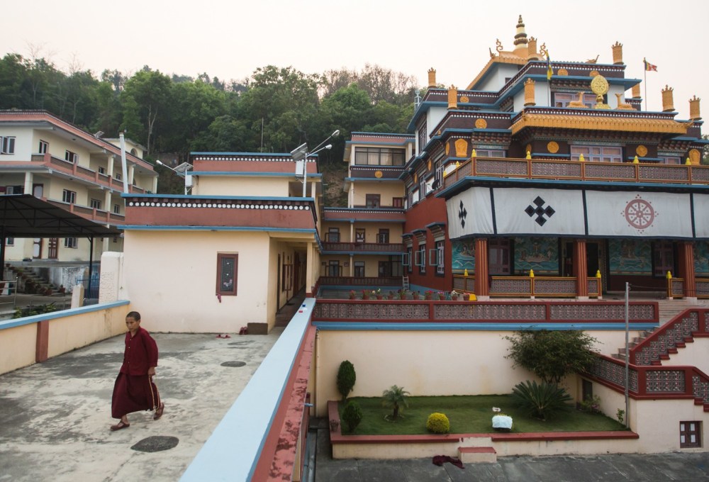 Unterkunft im Kloster in Nepal