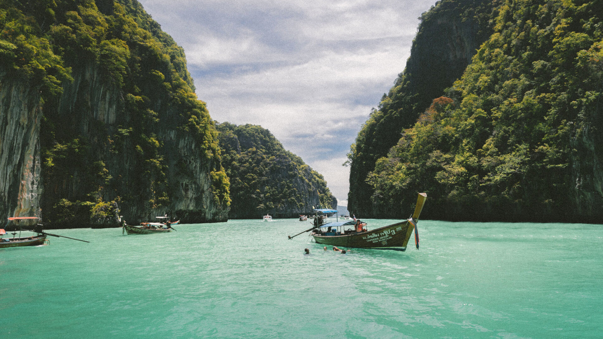 Boot, Thailand, Meer, Landschaft, Ausblick