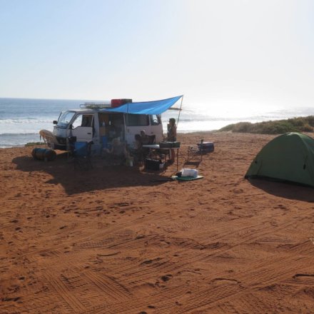 Australien, Work-and-Travel, Strand, Zelten