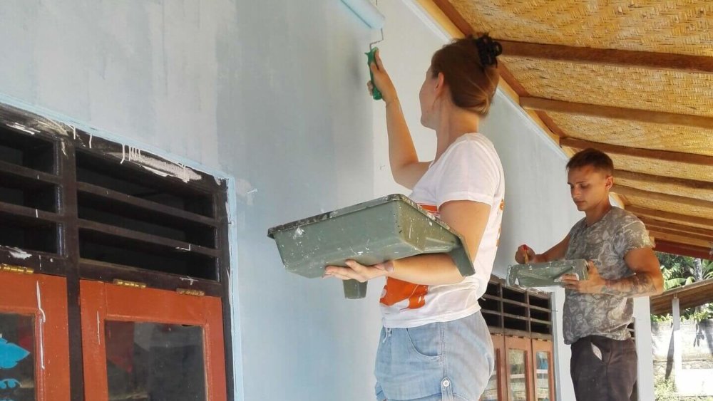 Building, Freiwilligenarbeit, Bali