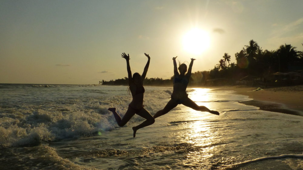 Ghana, Landschaft, Meer, Sonnenuntergang