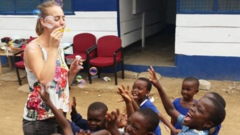 Sozialarbeit-mit-Kindern, Freiwilligenarbeit, Kinder, Ghana