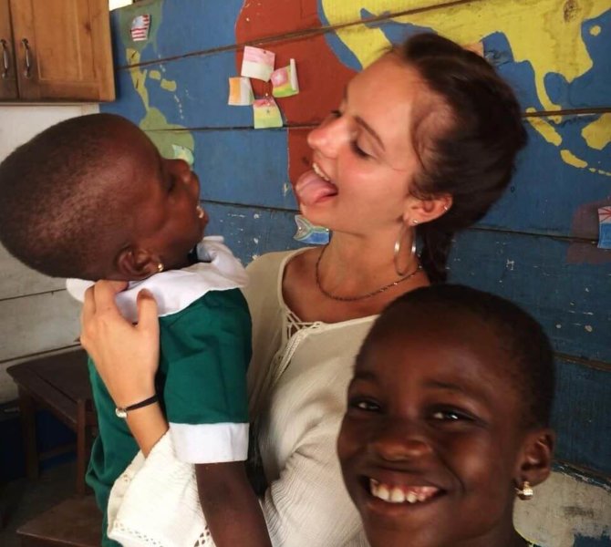 Sozialarbeit-mit-Kindern, Freiwilligenarbeit, Kinder, Ghana