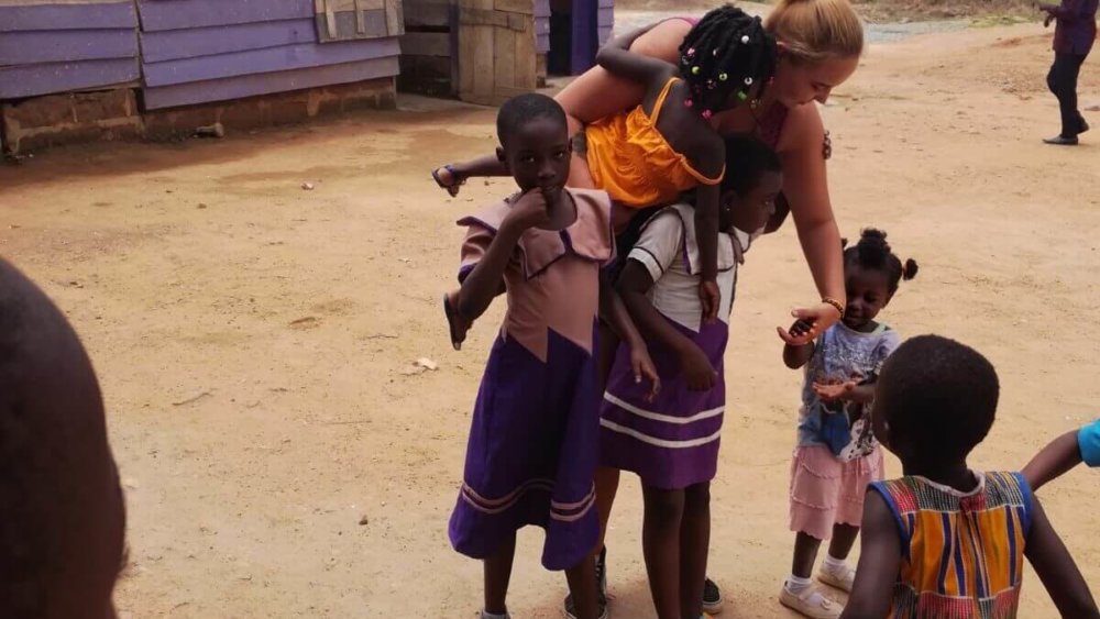 Sozialarbeit-mit-Kindern, Freiwilligenarbeit, Kinder, Ghana