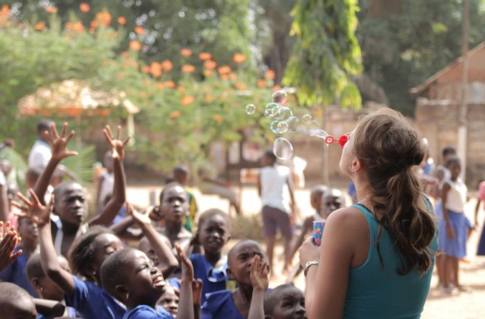 Ghana, Kinder, Freiwilligenarbeit, Sozialarbeit-mit-kindern
