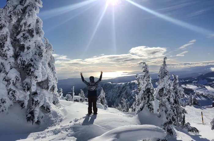 Ski Resort Mt. Washington Vancouver Island BC