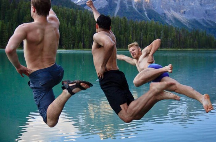 Emerald Lake divers