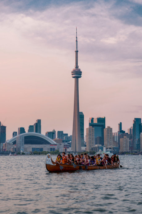 Work-and-Travel, Kanada, stadt, kajak, boot