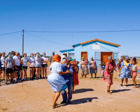 community engagement SATCO traditional Nama dance