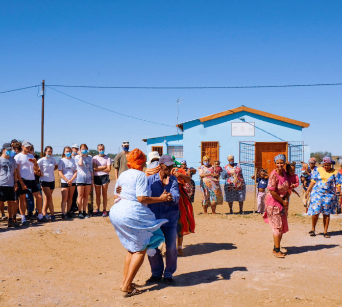 community engagement SATCO traditional Nama dance