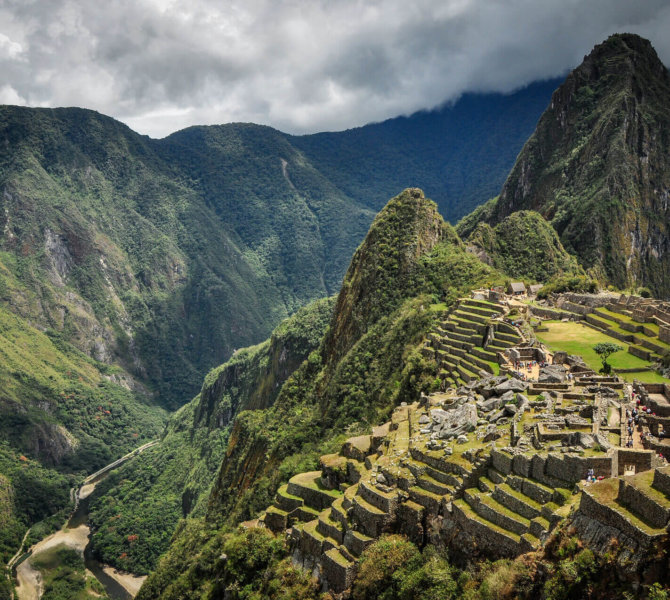 Landschaft, Peru, machu-picchu, berge