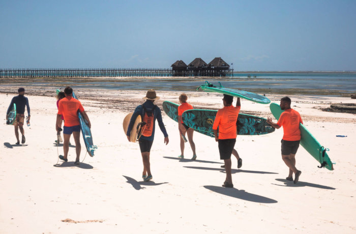 Surfen, Sansibar, Surf-Kurs