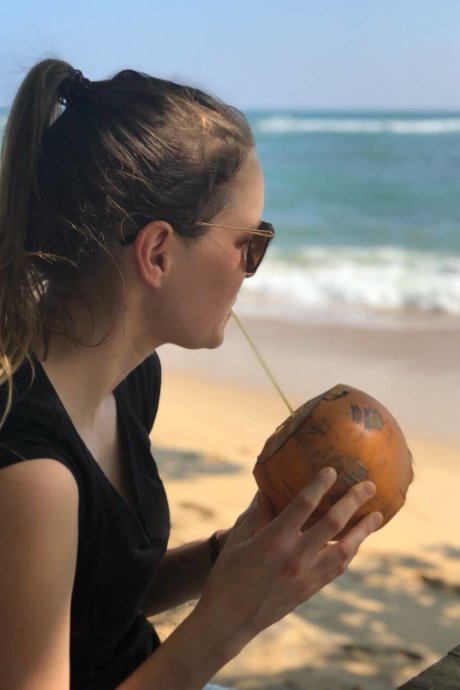 Kokosnuss, Landschaft, Sri-Lanka, Meer, Strand