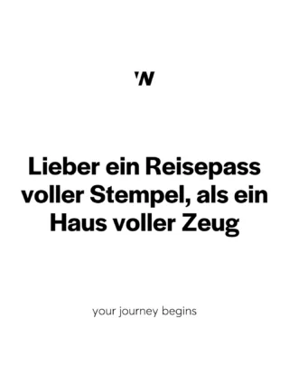 Lieber Erinnerungen sammeln als Sachen horten ✈️🌍
Also: raus in die Welt, neue Abenteuer warten! 💛
.
.
.
.
.
#travelmore #reisequotes #travelinspo #wayers
